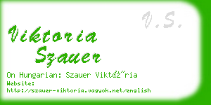 viktoria szauer business card